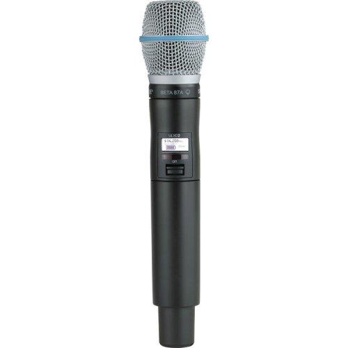 Shure ULXD2/B87A-H50 Wireless Handheld Transmitter - Shure ULXD2/B87A Digital Handheld Wireless Microphone Transmitter with Beta 87A Capsule (H50: 534 to 598 MHz)