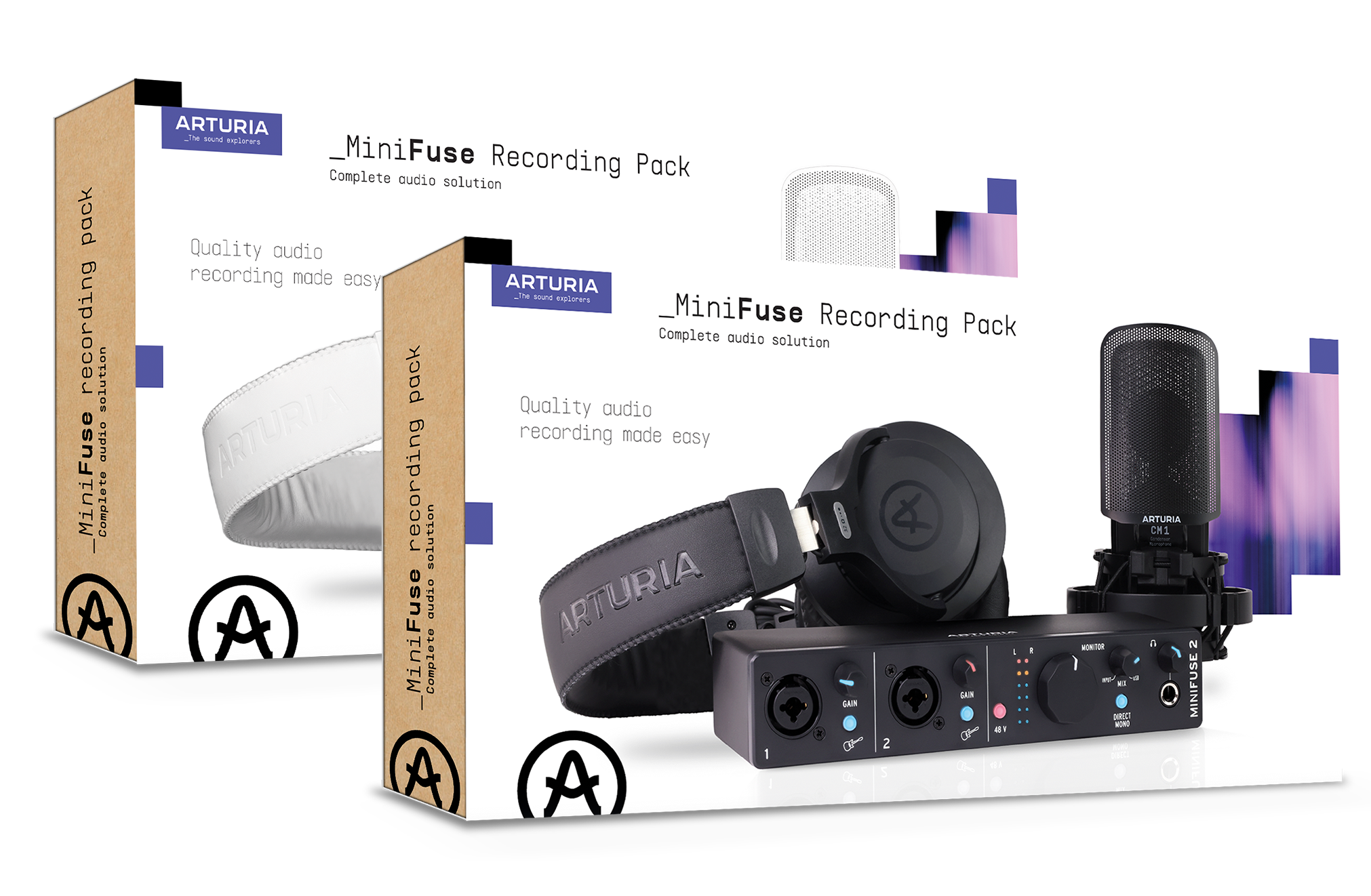 ARTURIA MINIFUSERECORDINGPACKBK - Recording Pack Complete audio solution