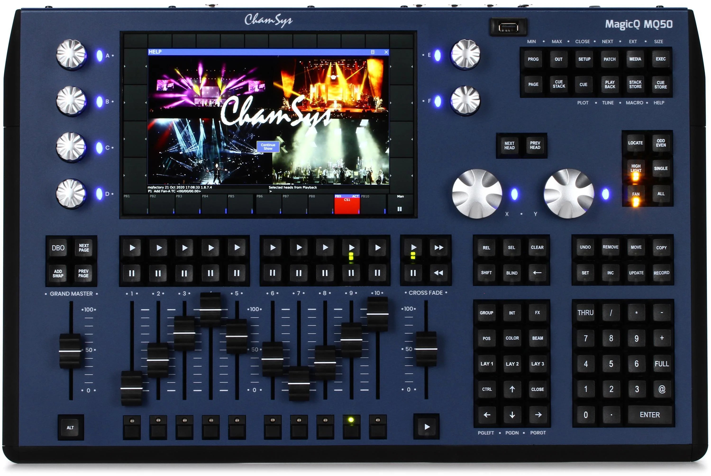 Chamsys MQ50 - 8 universes direct from the console