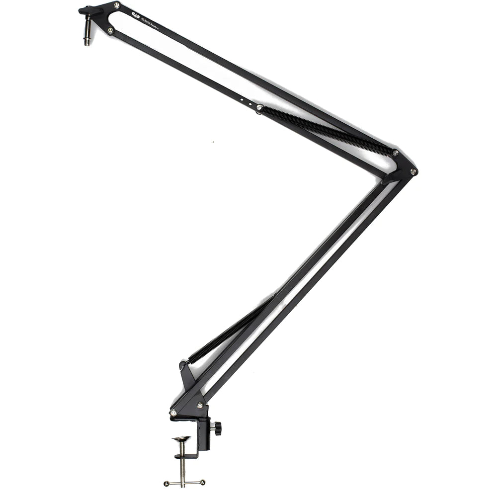 CAD AUDIO PM4200 Brdcast/Podcast XLong mic stnd PodMaster Run-n-Gun - CAD PodMaster BOOM+ PM4200 Broadcast/Podcast Extra-Long Boom Arm Mic Stand