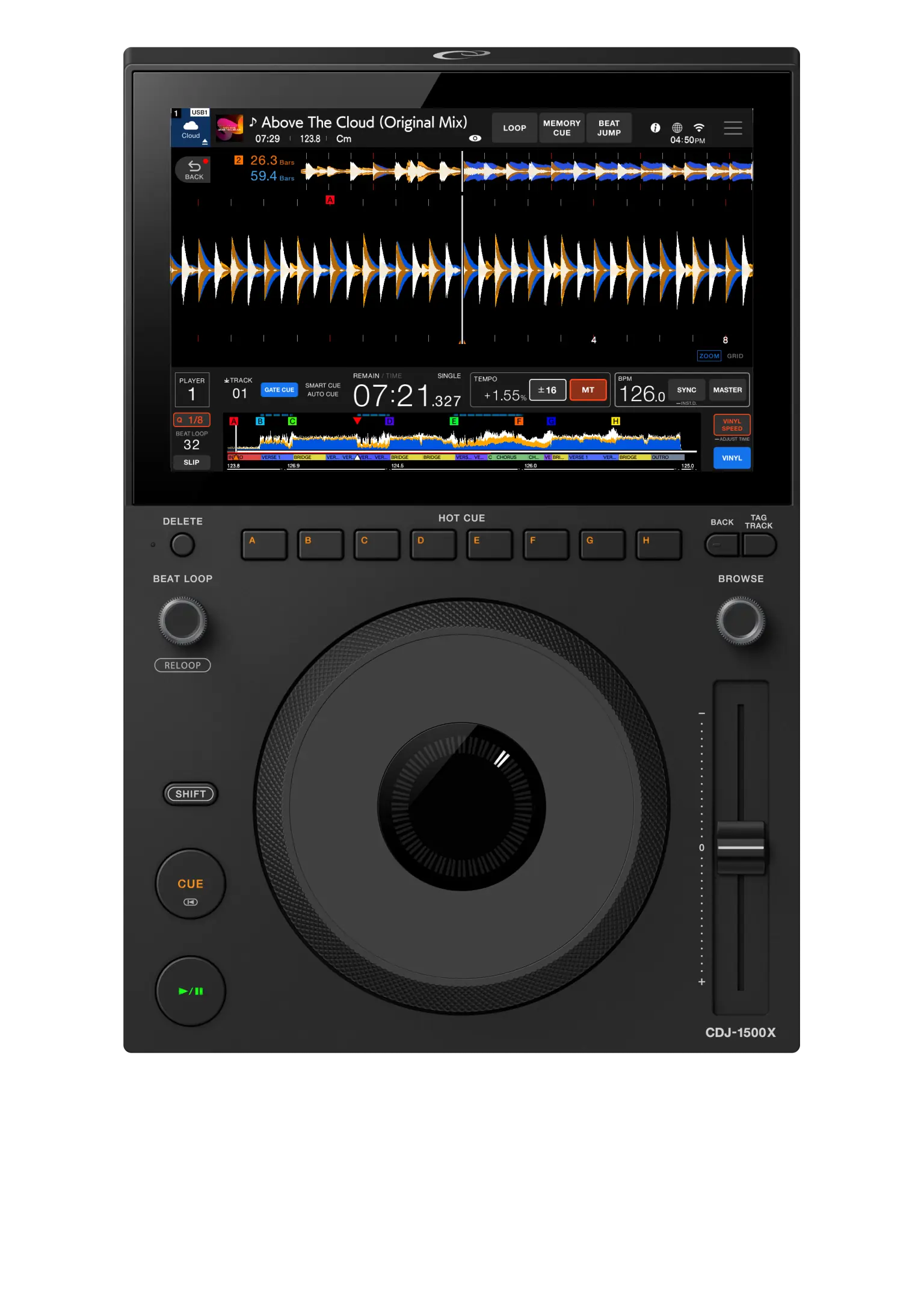 PIONEER DJ CDJ-1500X DJ MULTI PLAYER