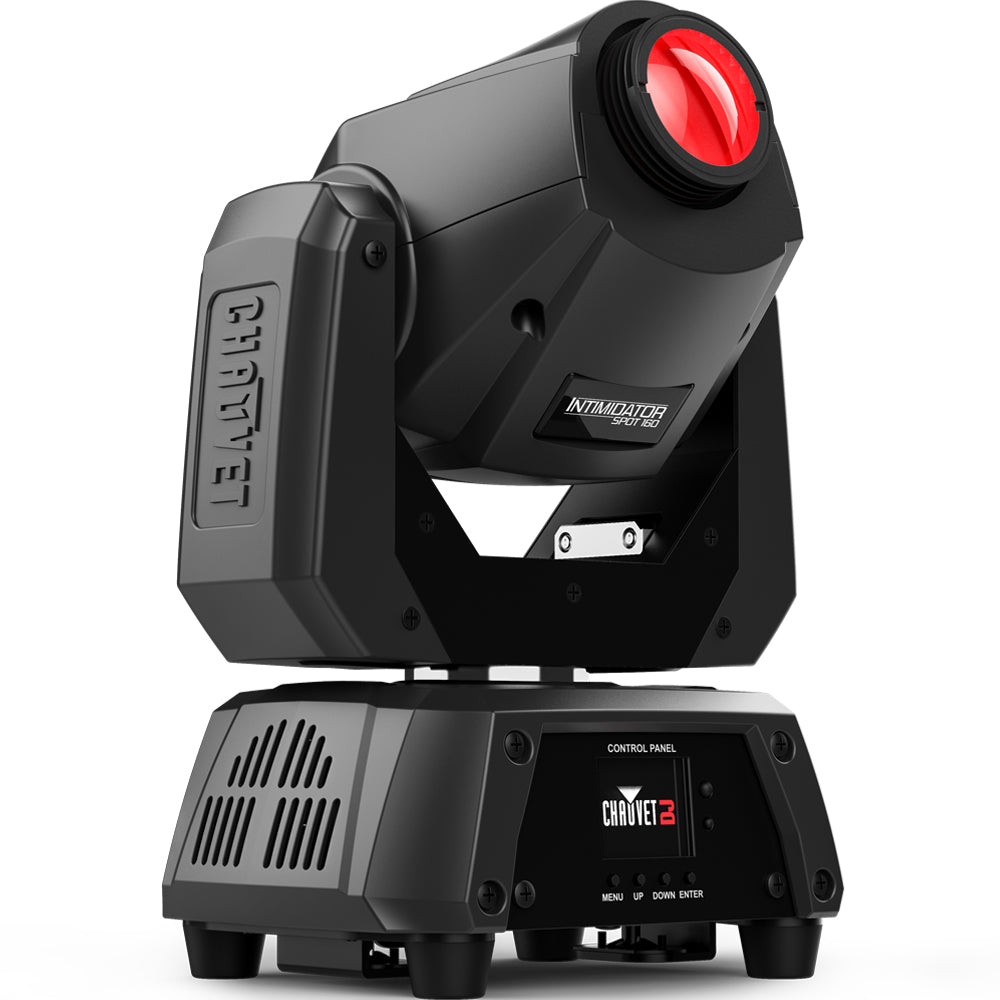 CHAUVET INTIMSPOT160-ILS LED - 9 + open, split colors, continuous scroll at variable speeds - Chauvet DJ Intimidator Spot 160 ILS LED Moving Head Light Fixture