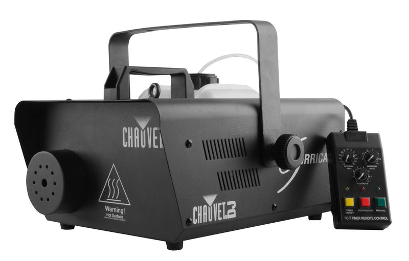 CHAUVET HURRICANE-H1600 Fog Machine - Chauvet DJ HURRICANE H-1600 Compact Lightweight High Output Fog Machine With Dmx Control