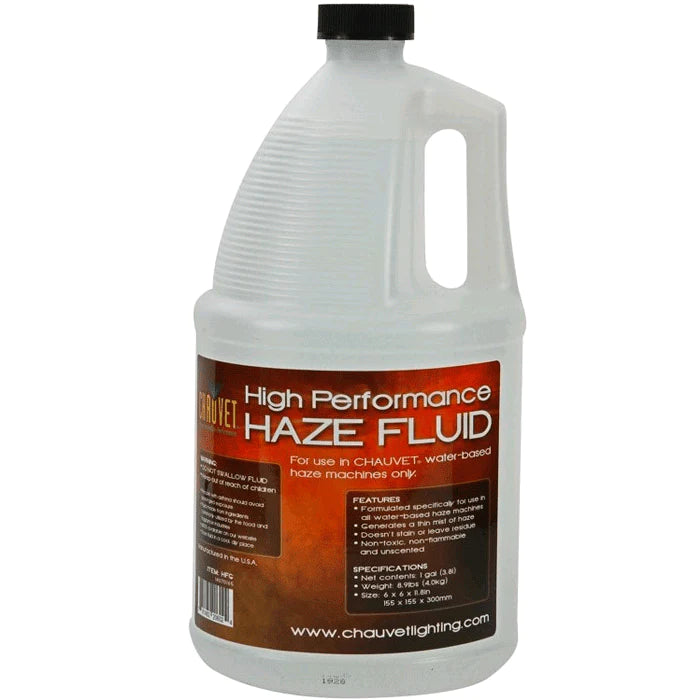 CHAUVET HFG - HAZE MACHINE LIQUID - Chauvet Professional HFG Haze Liquid Haze Fluid - Gallon