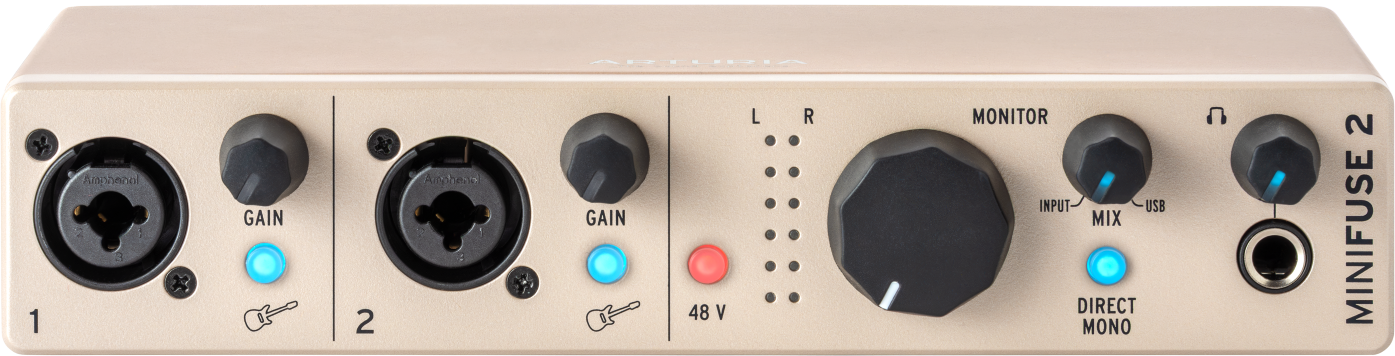 ARTURIA MINIFUSE 2 - PORTABLE SOLO AUDIO INTERFACE.