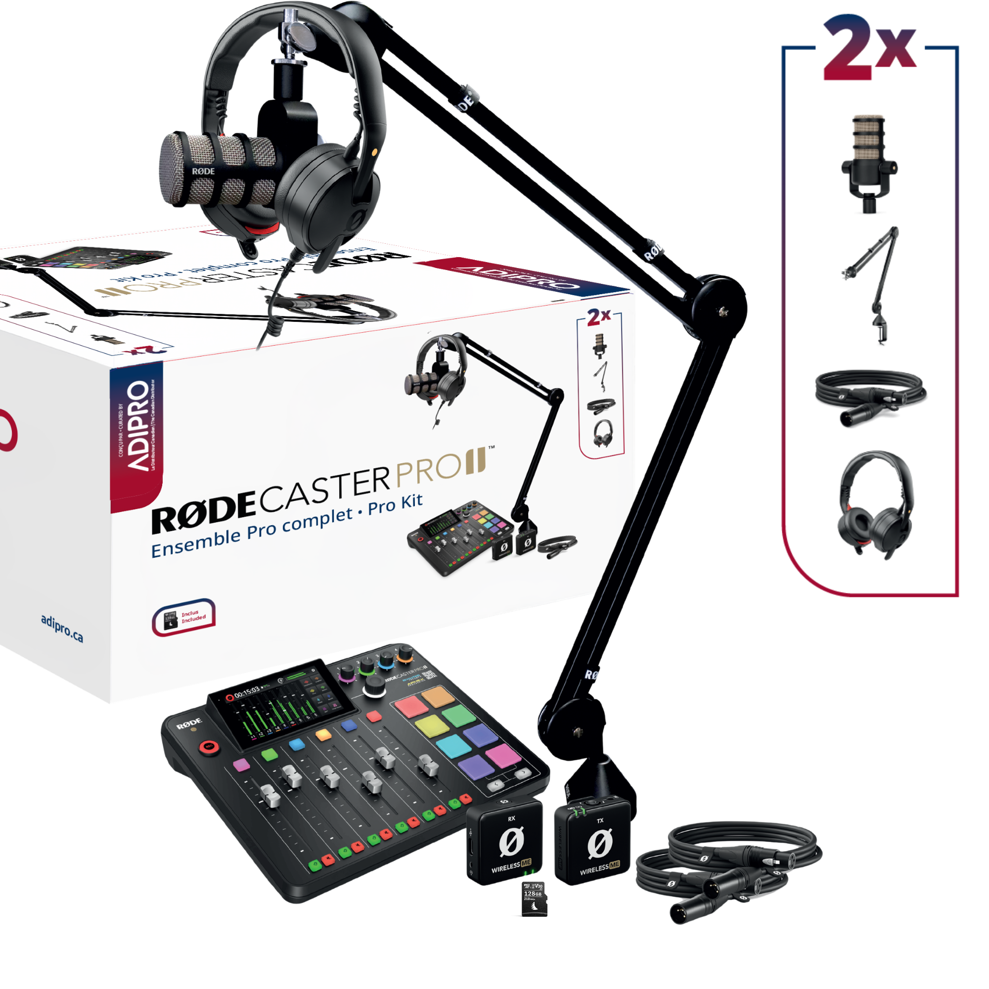 RODE PODCAST KIT PRO - Professional Poscast kit