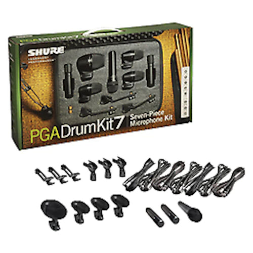 Shure PGADRUMKIT7 Microphone Drum Kit - Shure PGADRUMKIT 7 Drum Microphone Kit