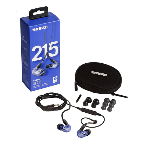 Shure SE215SPE-PL Monitor Earphone - Shure SE215 Pro Special Edition Sound-Isolating Earphones (Purple)