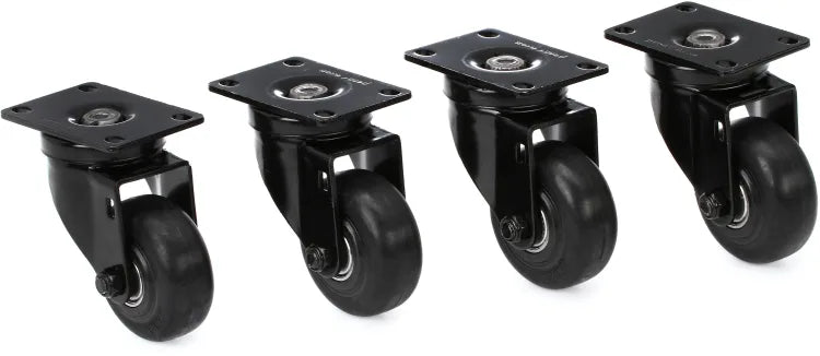 QSC CASTER-KIT-S 3-inch caster wheels (4 pack) for all KS Series and KLA181 subwoofers