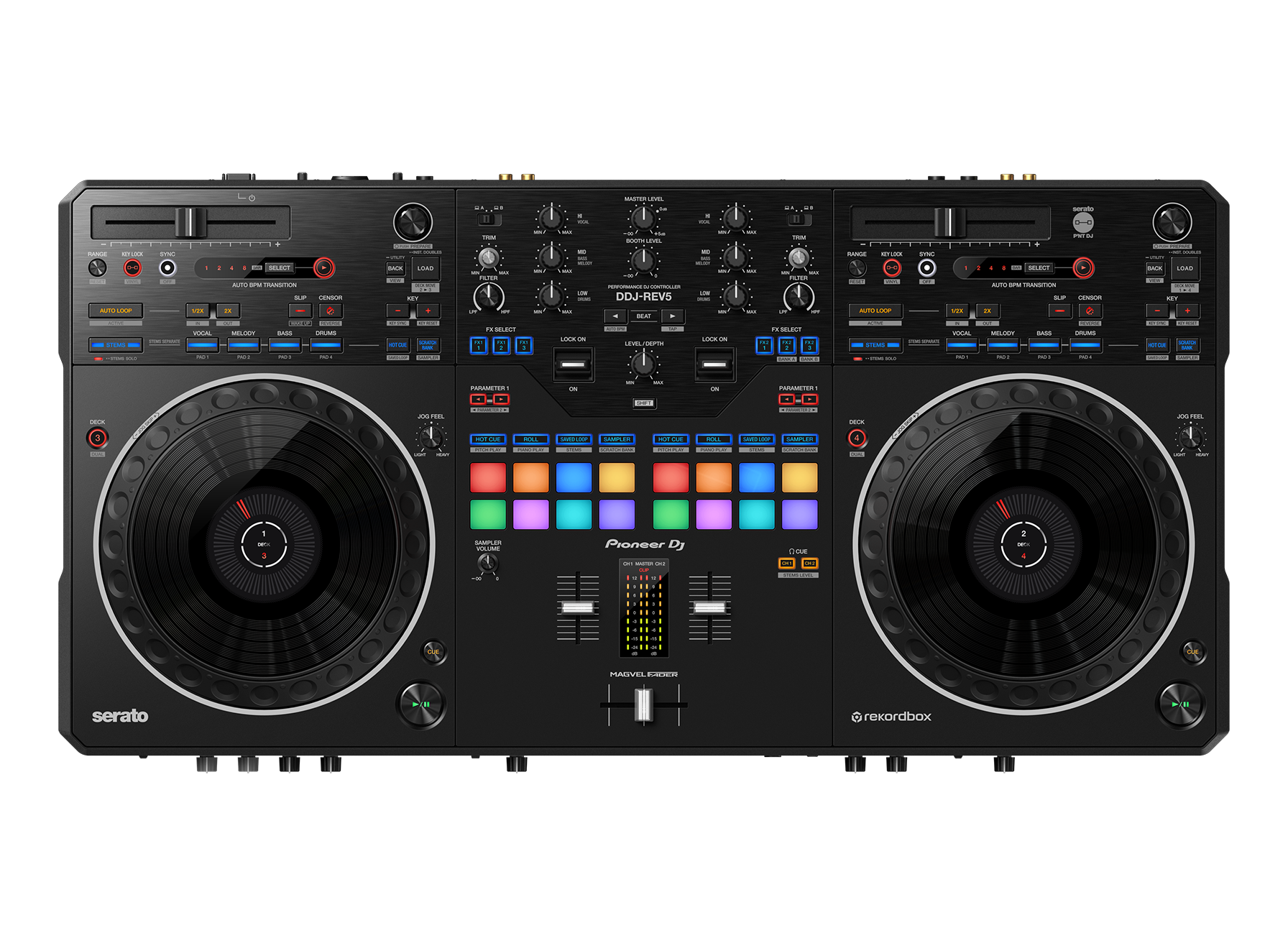 Pioneer DDJ-REV5 -  Scratch-style 2-channel performance DJ controller