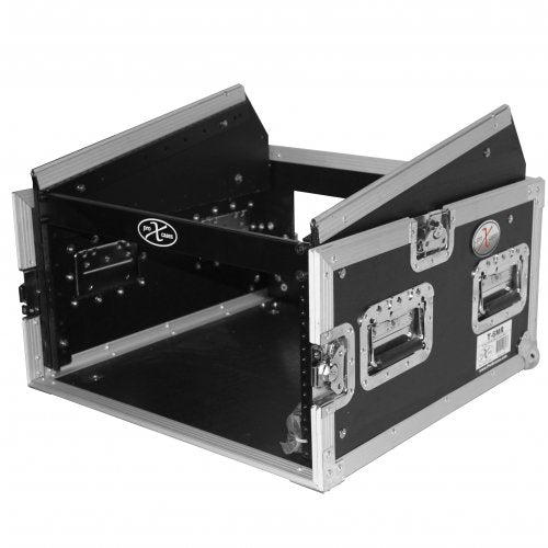 PRO-X- T-6MRSS MK2 - ProX T-6MRSS-MK2 DJ Combo Flight Case - PROX T-6MRSS 10U TOP / 6U RACK COMBO CASE