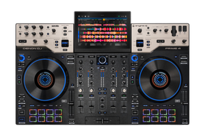 DENON DJ PRIME 4 G2 - 4-Channel Standalone DJ System with Built-in FX, Lighting Output, and Stems
