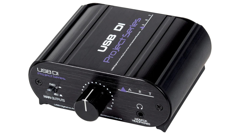 ART ProAudio USBDI ART STEREO USB DI BOX - ART USBDI USB To Transformer Balanced XLR Analog Converter