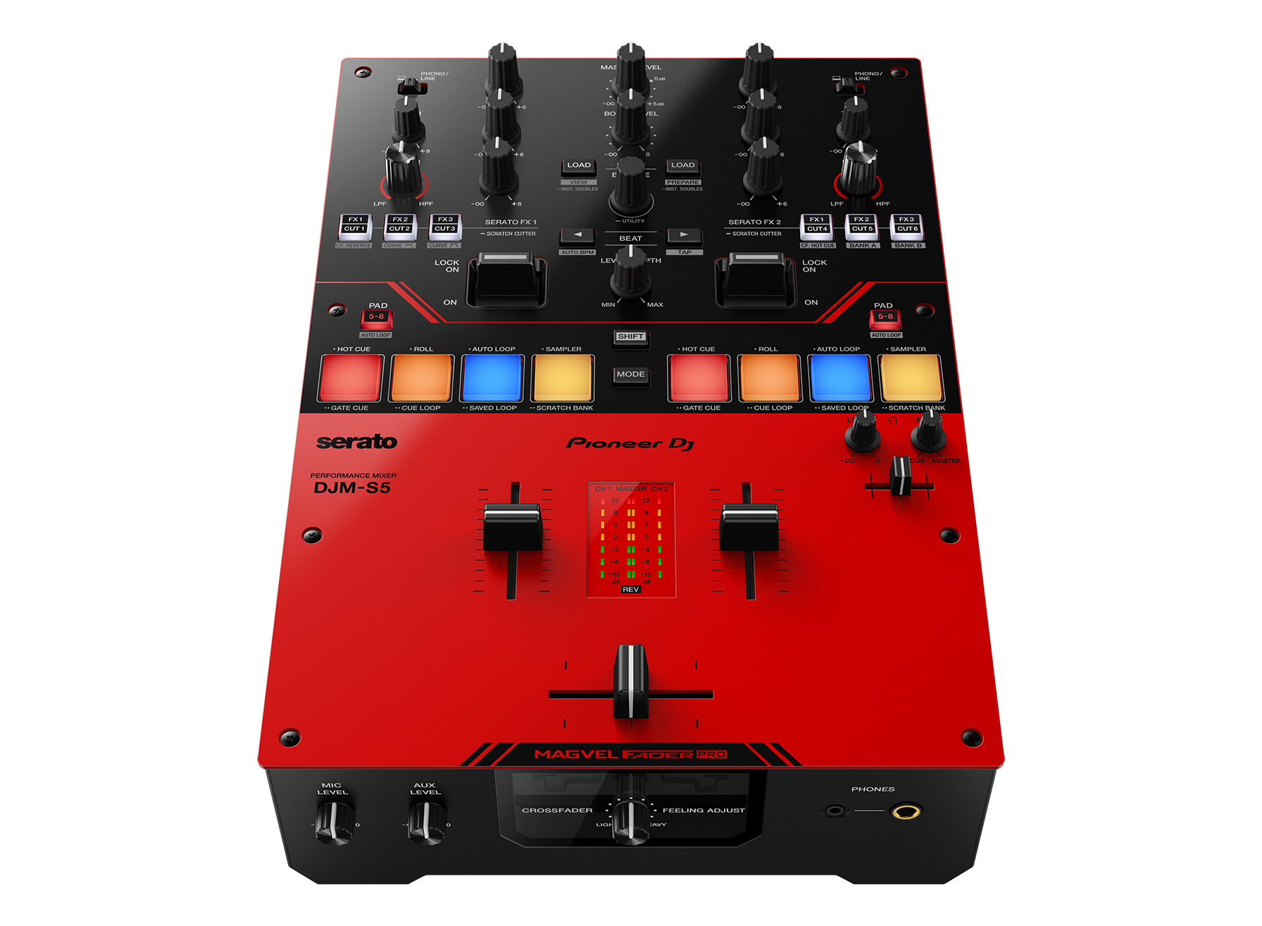 PIONEER DJ DJM-S5 - 2-channel DJ mixer for Serato DJ Pro