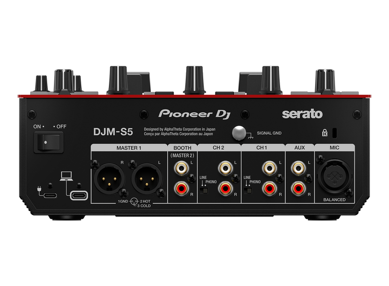 PIONEER DJ DJM-S5 - 2-channel DJ mixer for Serato DJ Pro