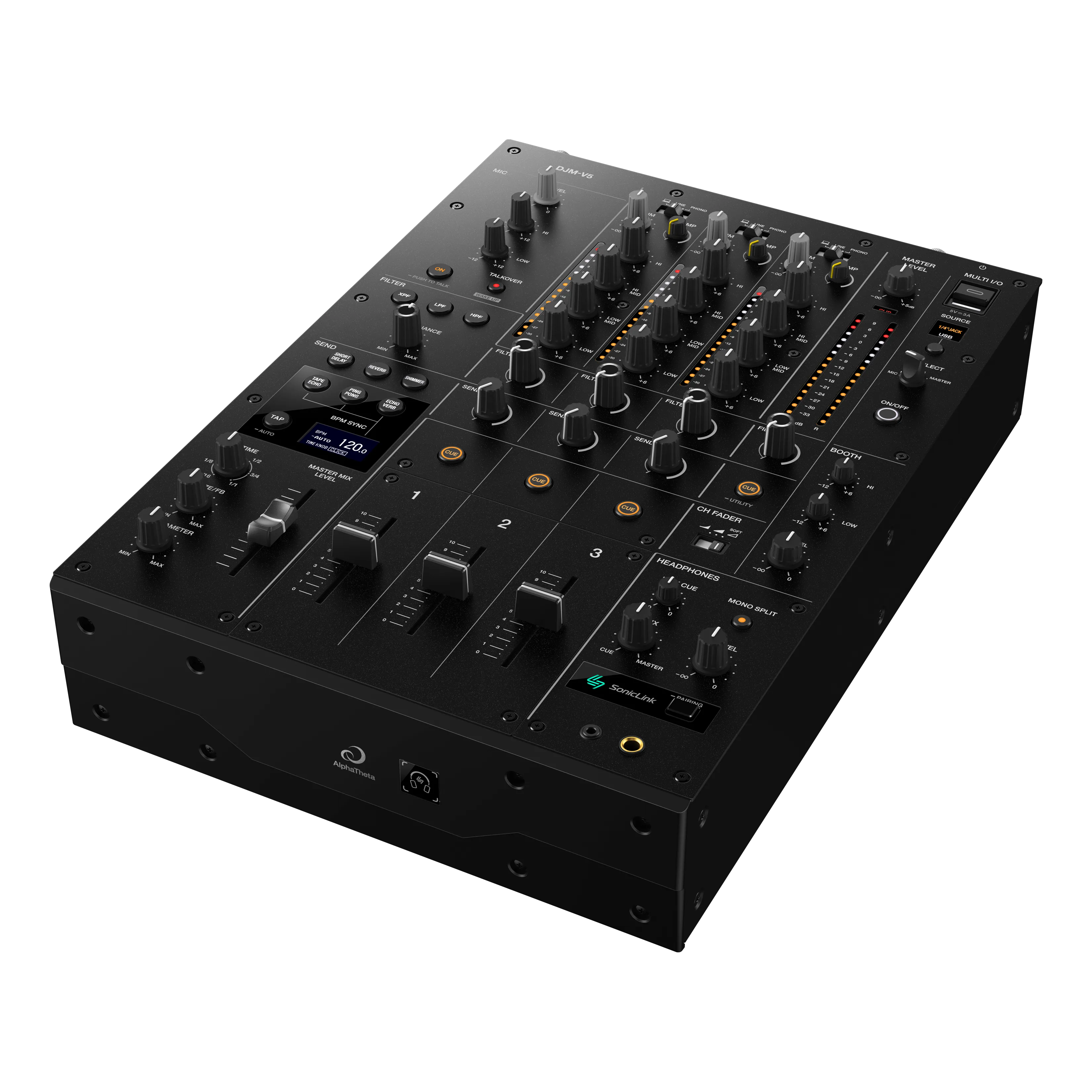 PIONEER DJ DJM-V5 - Professional mixer  feature a built‑in SonicLink transmitter