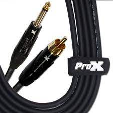 PRO-X- XC-PR25 - ProX XC-PR25 25 Ft. Unbalanced RCA Male to 1/4" Male High Performance Audio Cable