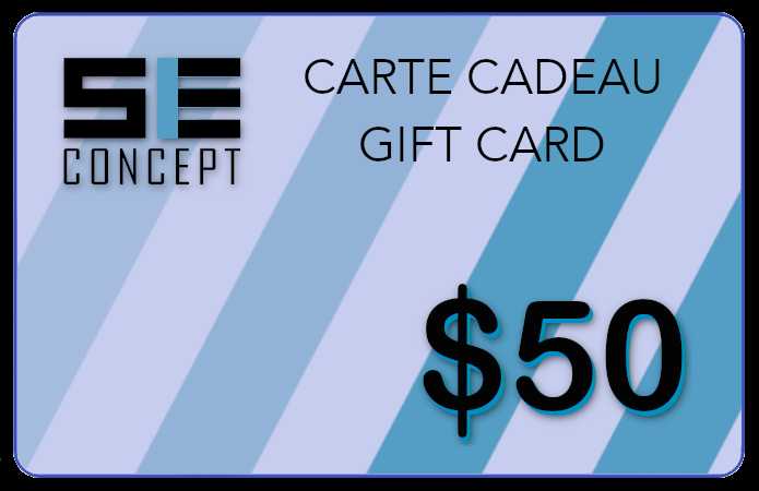 SE Concept - Gift Card (10$ & PLUS)