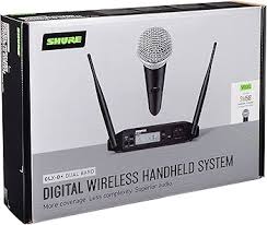 SHURE GLXD24+/SM58   Wireless system with SM58 (rechargable lithium battery)