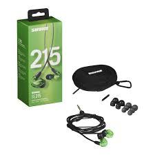 Shure SE215SPE-GN - Isolating Earphones with Black 3.5mm Cable