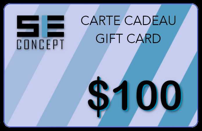 SE Concept - Gift Card (10$ & PLUS)