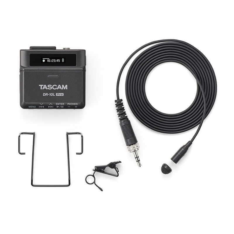TASCAM DR-10PRO (32-bit float Field Recorder and Lavalier Mic)
