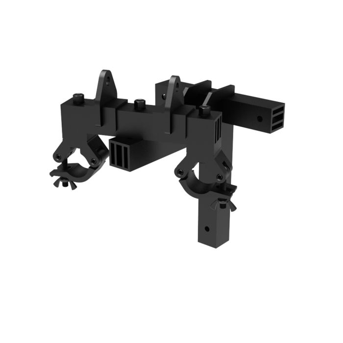 Global Truss DT34-VA-WMT-BLK GTR Clamps and Accessories - Global Truss Black Variable Angle Truss Wall Mount