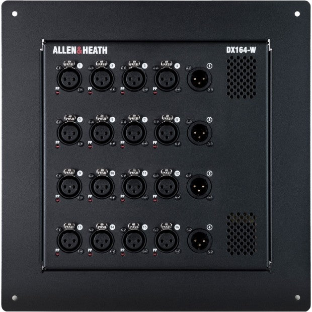 ALLEN & HEATH DLIVE-DX164W - 16 XLR Input / 4 XLR Output Wall Mount DX Expander