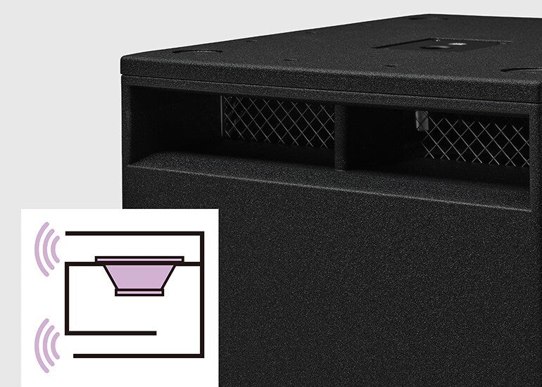 YAMAHA DXS12MK3 - 12" Cone, 3" Voice coil 2500 W Class-D amplifier