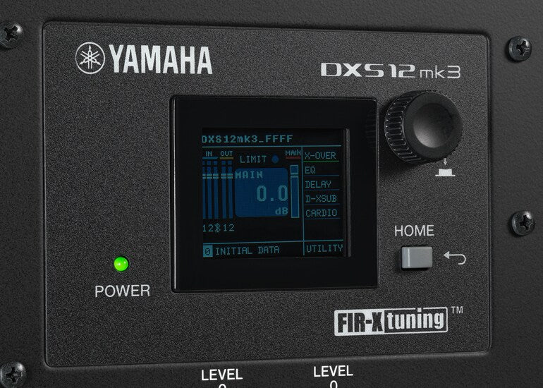 YAMAHA DXS12MK3 - 12" Cone, 3" Voice coil 2500 W Class-D amplifier