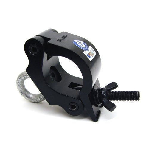 Global Truss EYE-CLAMP-BLACK GTR Clamps and Accessories - GLOBAL TRUSS EYE CLAMP WITH EYEBOLT - BLACK