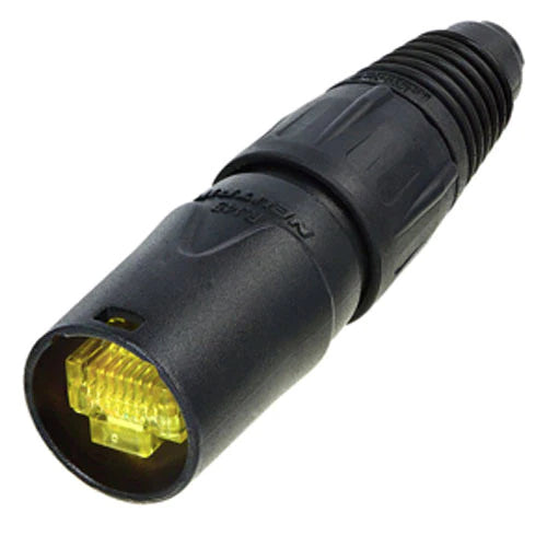 CHAUVET VIDEO C6F-ECMX-BLK-25 - Chauvet Professional Video C6F-ECMX-BLK-25 Cat6 Shielded Ethercon NE8MX Cable - 25ft