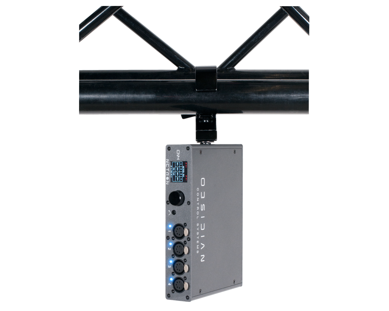 OBSIDIAN EN4 Ethernet to DMX gateway with 4 RDM compatible ports