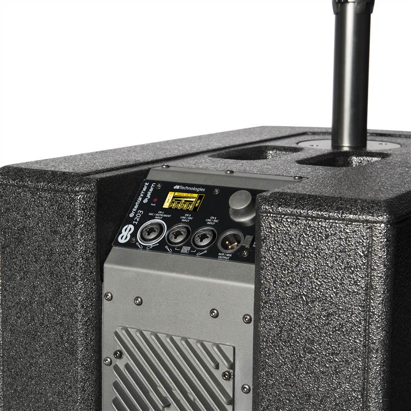 DB TECHNOLOGIE ES1203 - 3-AMPED STEREO COLUMN SYSTEM  2400 W PEAK CLASS-D DIGIPRO® G4