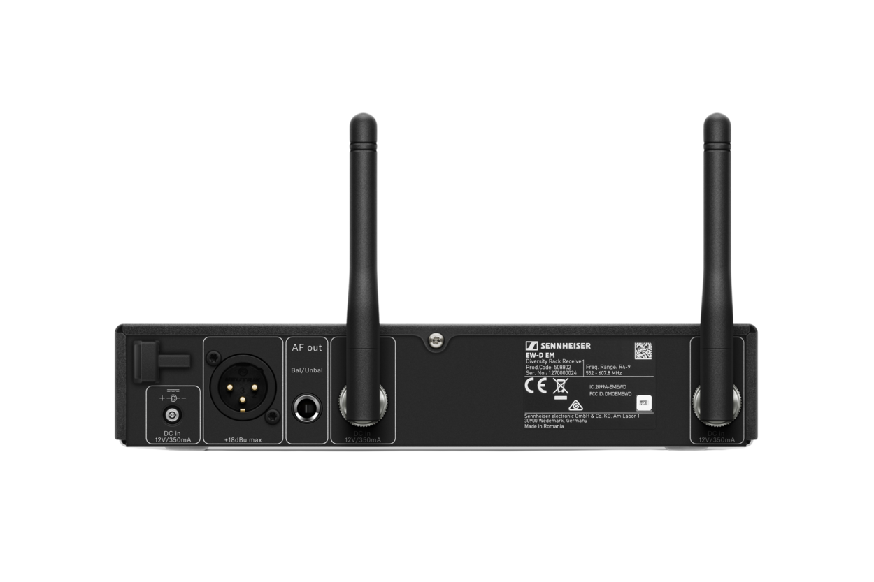 SENNHEISER EW-D SKM Base Set - digital wireless receiver and handheld transmitter to use with Evolution heads.