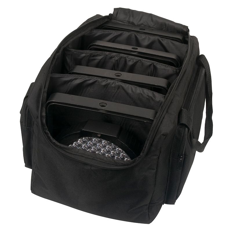 ELIMINATOR F4 PAR BAG EP - soft padded transport bag designed to carry any type of modern flat par fixtures.