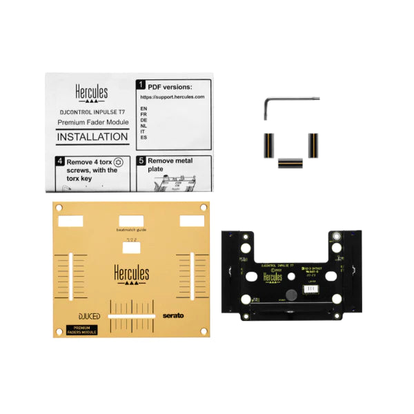 INPULSET7-PRM-FADERMOD - Premium crossfader and 2 volume faders of improved quality, with reinforced travel