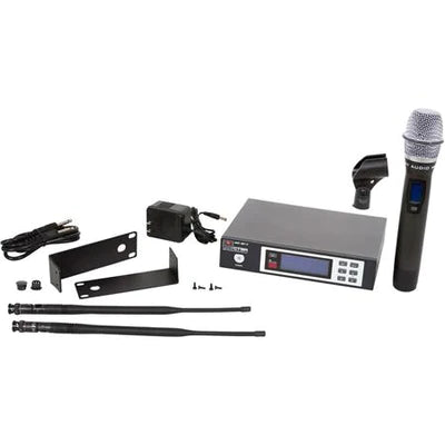 Galaxy Audio CTSR/HH85 CTS/HH85 HANDHELD SYSTEM: 920 channels; contains 1 CTSR Receiver, HH85 Carioid Dynamic Handheld Mic/Transmitter w/selectable 5, 10, & 20 mW output, rack ears