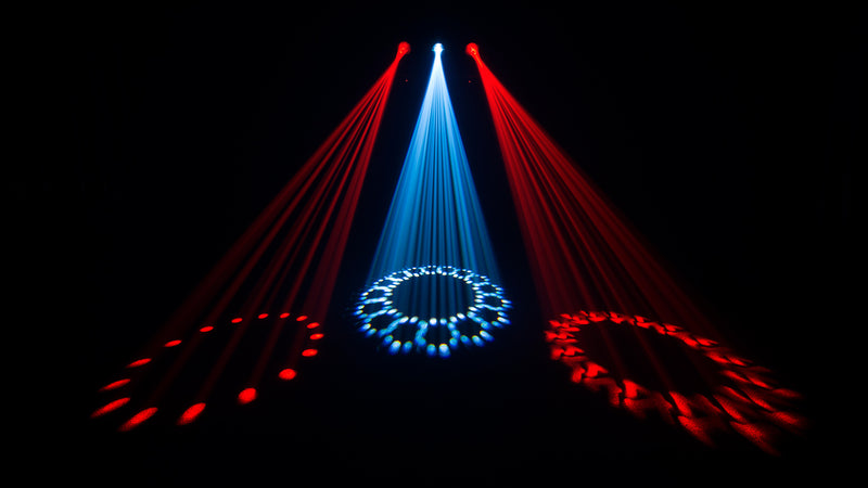 CHAUVET INTIMBEAM-140-SR Led moving head - Chauvet DJ INTIMIDATOR BEAM 140SR Cutting-Edge Moving Head Beam Fitted With An Intense 140 W Discharge Light Engine