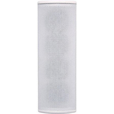 Galaxy Audio LA4PMW (WHITE) LINE ARRAY 70 VOLT:  4 4.5" speakers,  7 position tap from 100w-3.125w & 16 ohm tap. 125 watts @ 16 ohms, multiple bracket mounting locations
