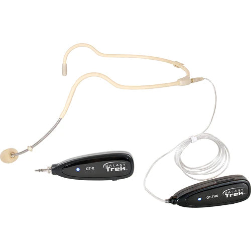 Galaxy Audio GT-S24OWPX TREK WATERPROOF HEADSET WIRELESS SYSTEM: 2.4GHz Mini wireless water proof headset system - Galaxy Audio GT-S24OWPX Wireless Portable System w/ Waterproof Headset Microphone