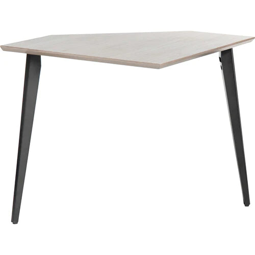 GATOR GFW-ELITEDESKCRNR-GRY Elite Furniture Series Corner Desk Section in Driftwood Grey Finish