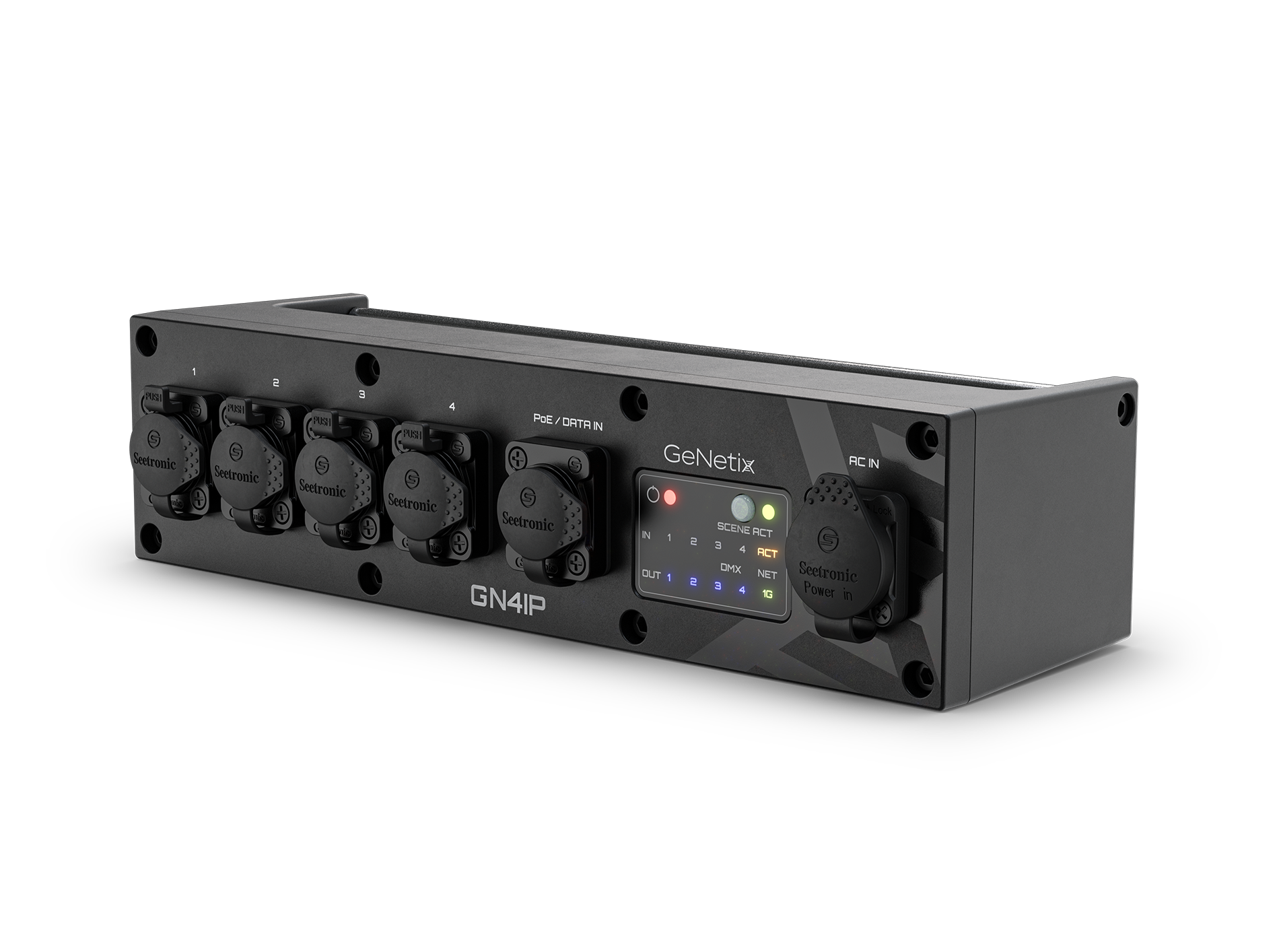 Chamsys GENETIX-GN4IP -  IP65-rated 4-port Ethernet to-DMX Node