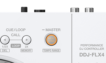 PIONEER DDJ-FLX4W-  Portable 2-Channel rekordbox DJ and Serato Controller