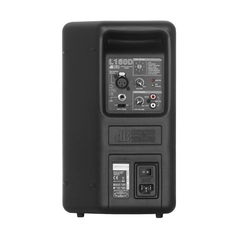 DBT-L160D - 2-WAY ACTIVE SPEAKER  MAX SPL 116 dB