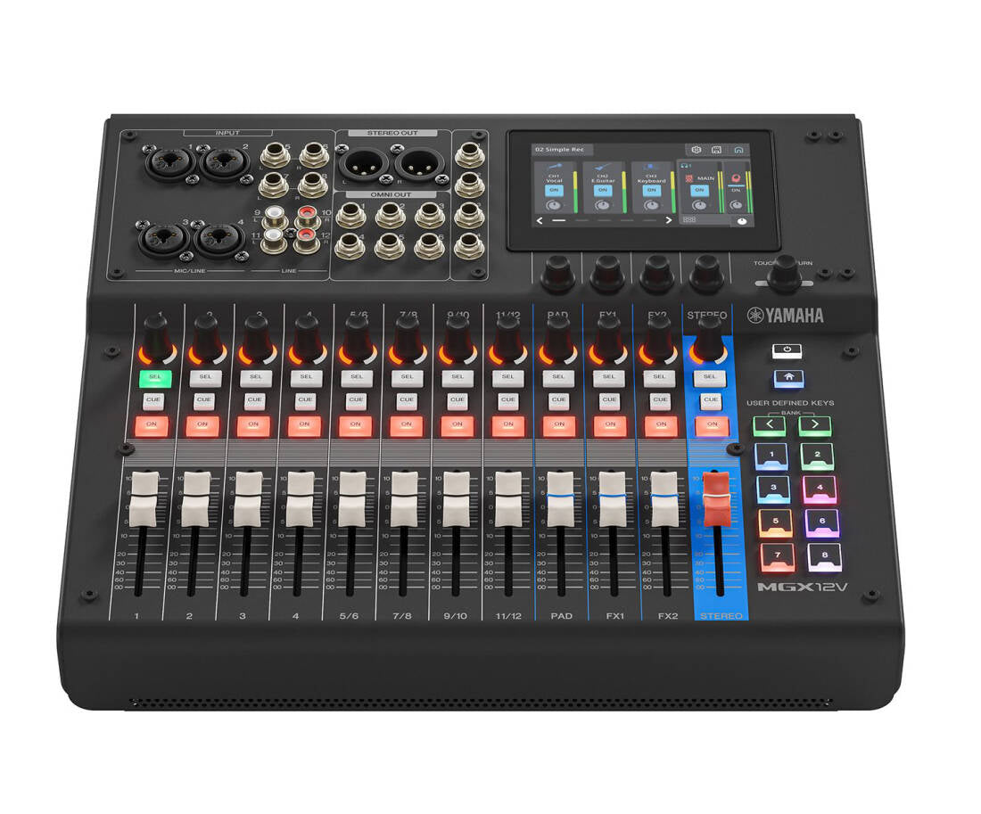 YAMAHA MGX12V - 18-Channel Digital Mixing Console with Video Interface