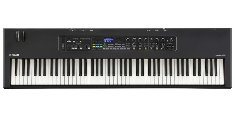 YAMAHA CK88 STAGE KEYBOARD - Yamaha CK88 88-Key Weighted Hammer Action Stage Piano w/Speakers - Black