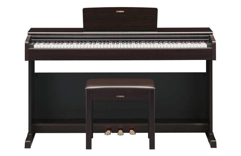 YAMAHA YDP145 B DIGITAL PIANO - Yamaha YDP-145 ARIUS Standard Digital Piano with Bench and 3 Pedal Unit - Rosewood