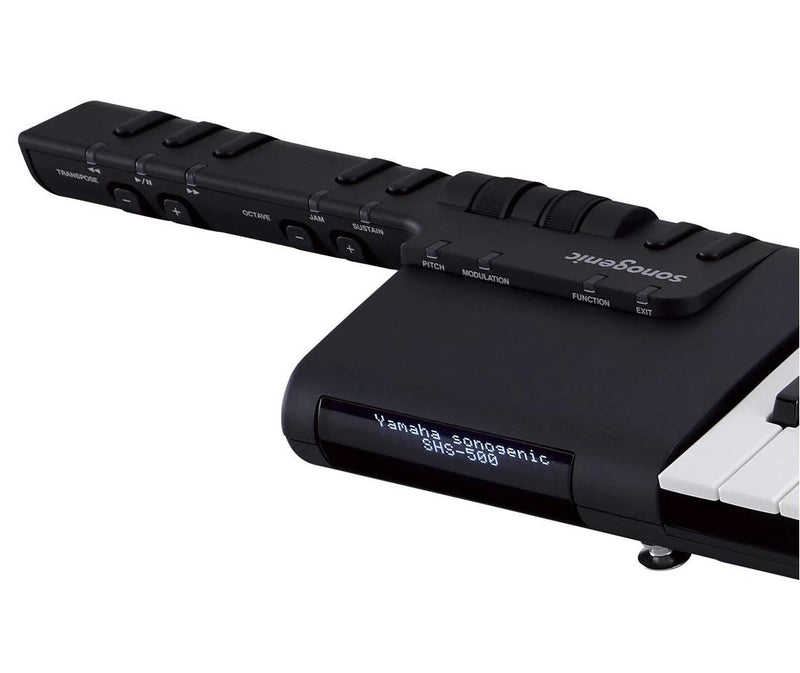 YAMAHA SHS500 B YAMAHA DIGITAL KEYBOARD - Yamaha Sonogenic SHS-500 37 Mini-key Bluetooth Keytar - Black