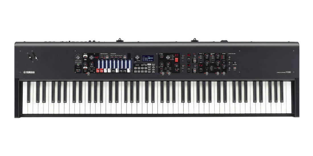 YAMAHA YC88 STAGE KEYBOARD - Yamaha YC88 88-Key Stage Piano and Digital Organ - Black